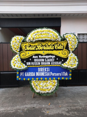 Papan Bunga Duka di Gedangan